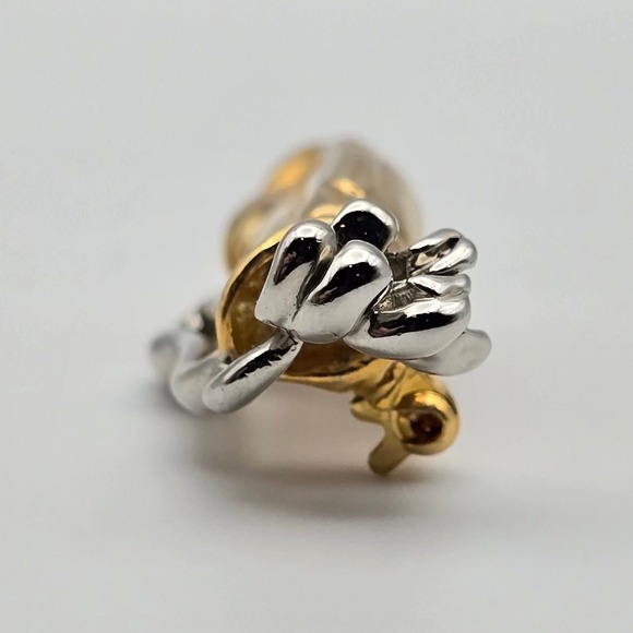 Golf Bag & Clubs Brooch Pin Gold Silver Tone Sporty Novelty Country Club Gift - Picture 7 of 10